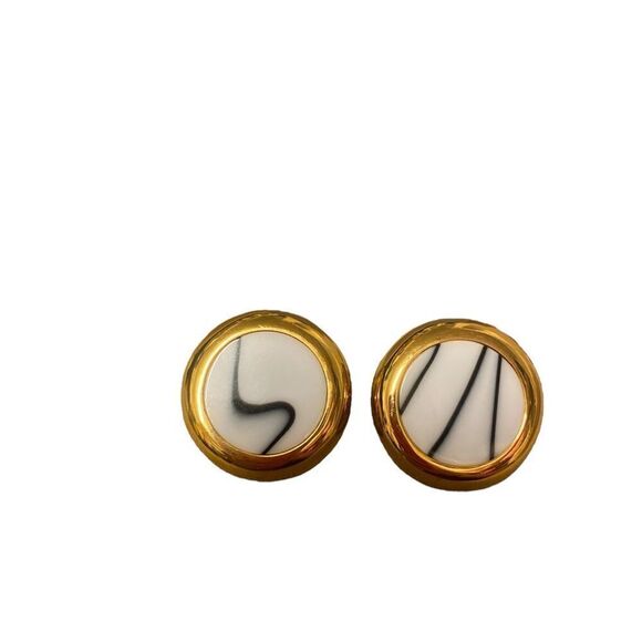 Balenciaga retro earrings  gold plated - Picture 1 of 10